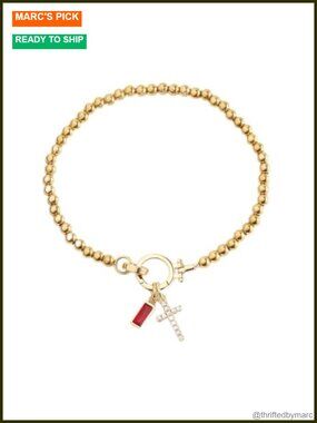 Surgical Steel 18K Gold PVD Link Bracelet